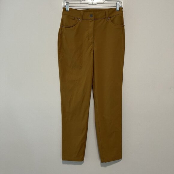 Lululemon NWT City Sleek‎ 5 Pocket 7/8 Pant in Spiced Bronze Size 6 - Picture 4 of 11
